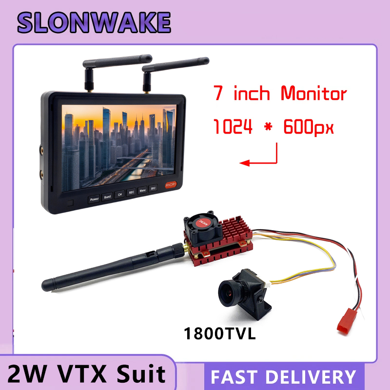 SLONWAKE 5.8G 2W VTX FPV 1800T - огляд і ціна Drone Racing Camera