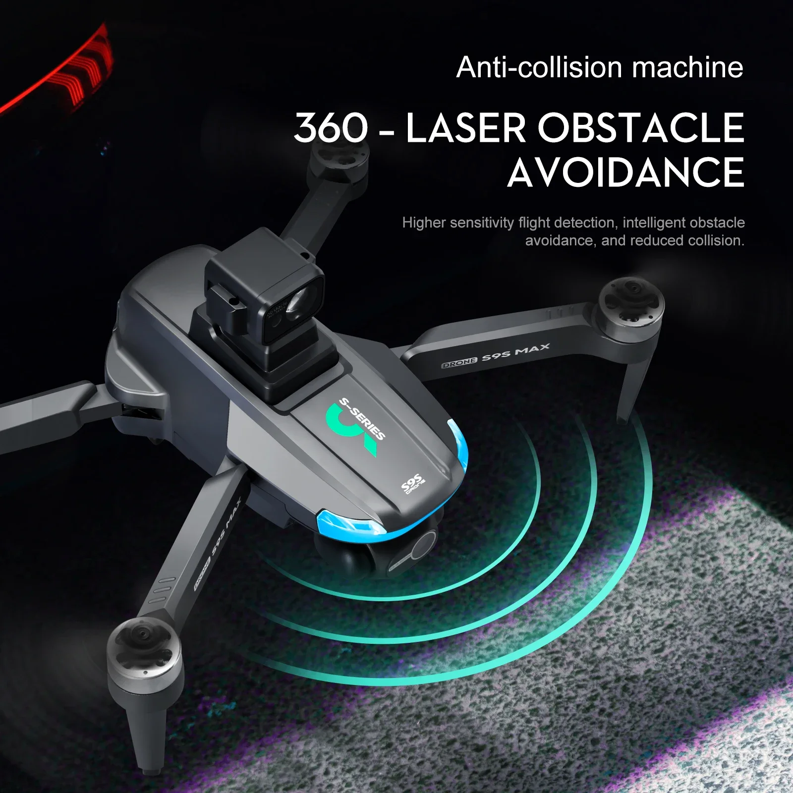 NEW S9S MAX MINI Drone 4K 2-Ax - огляд і ціна Drone Racing Camera
