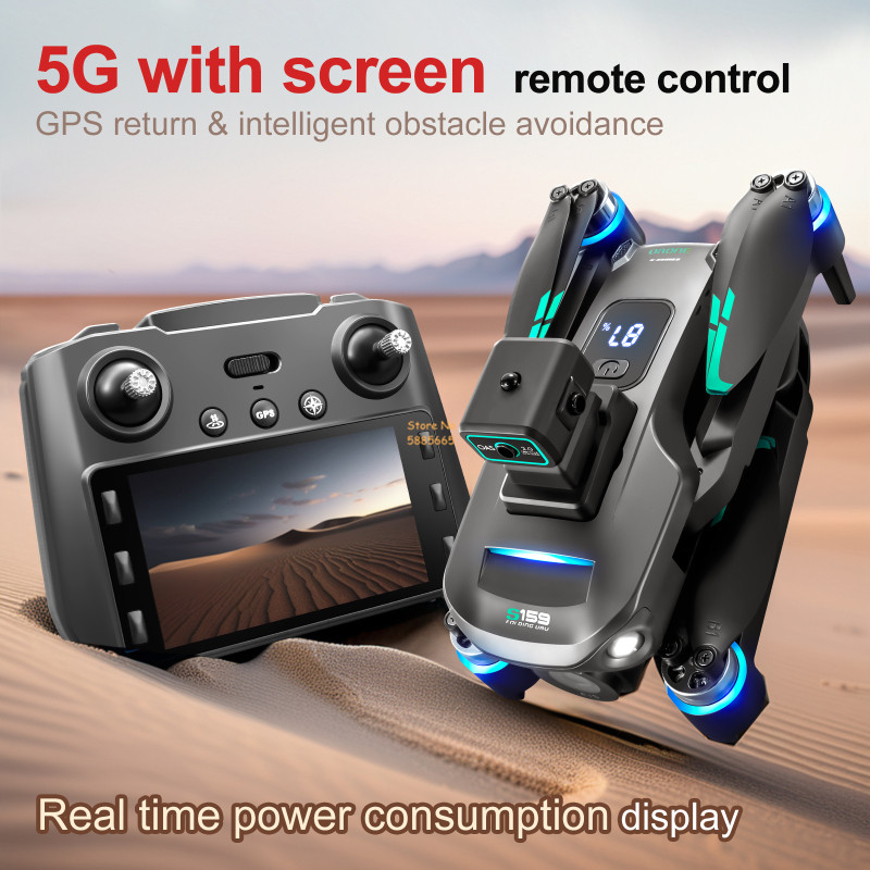8K Dual Camera 5G WIFI FPV Rem - огляд і ціна Drone Racing Camera