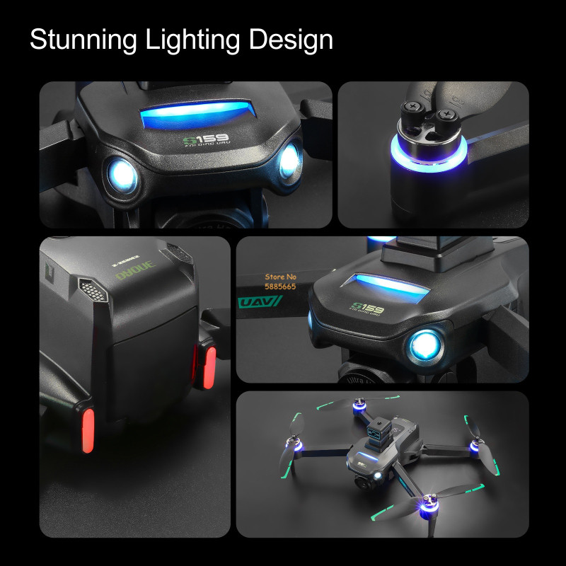 8K Dual Camera 5G WIFI FPV Rem - огляд і ціна Drone Racing Camera