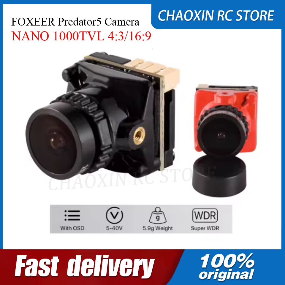 FOXEER Predator5 Camera NANO 1 - огляд і ціна Drone Racing Camera