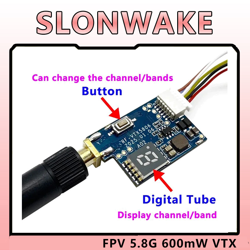 SLONWAKE 5.8G TS5823 PRO Mini  - огляд і ціна Drone Racing Camera