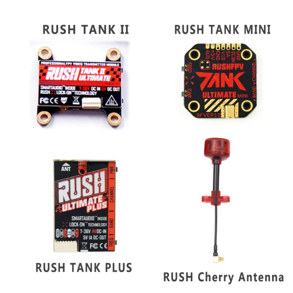 RUSH TANK Ultimate II/Mini/PLU - огляд і ціна Drone Racing Vtx