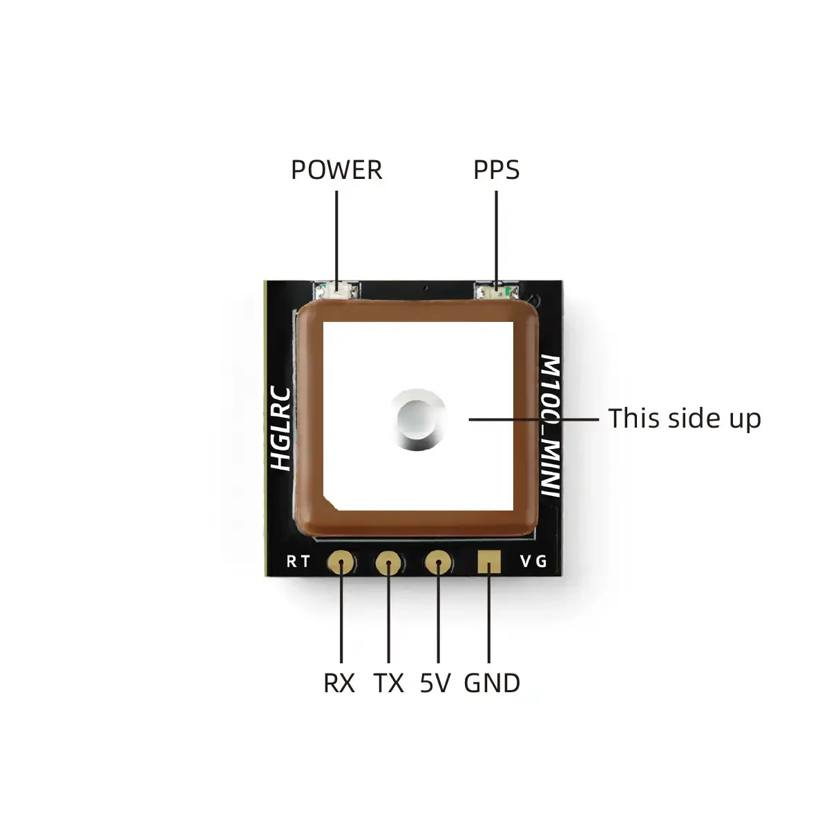 HGLRC M100 MINI GPS Module M10 - огляд і ціна Drone Racing Flight Controller