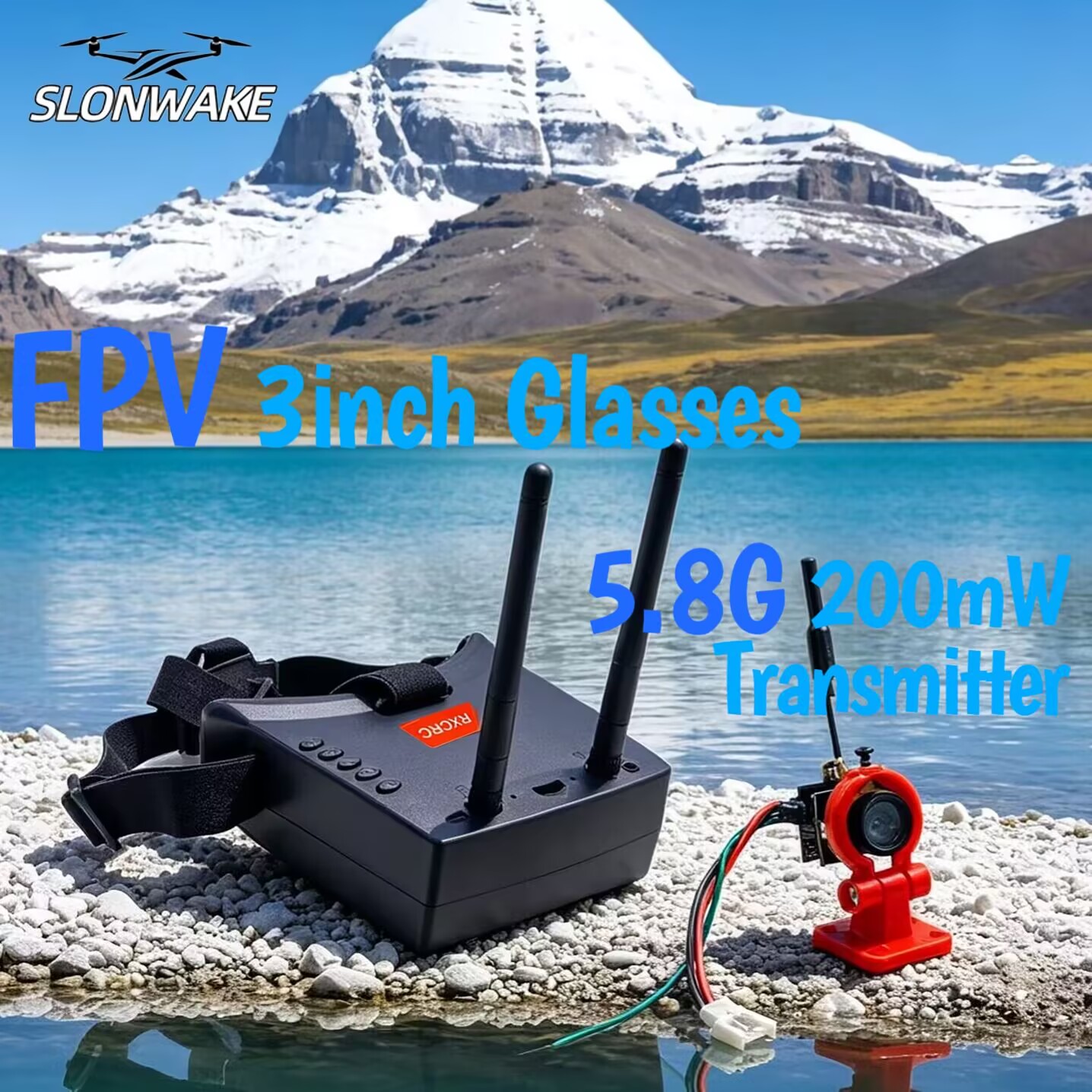 SLONWAKE 5.8G Analog VTX Trans - огляд і ціна Drone Racing Camera